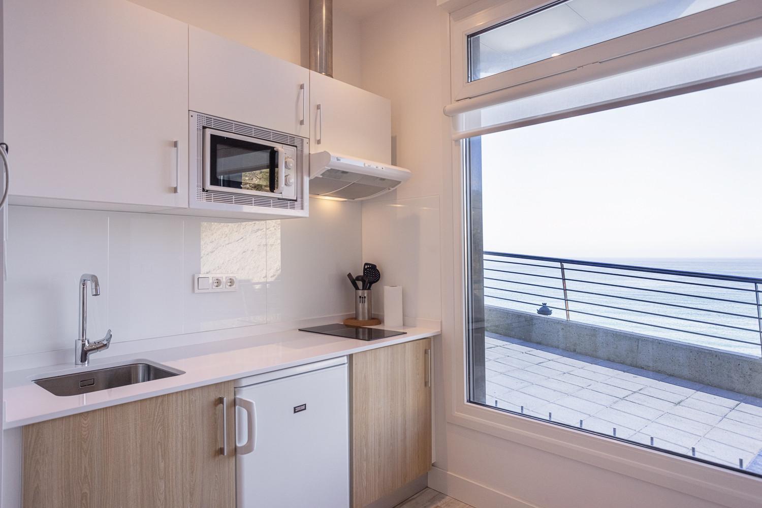 Apartamentos Kresala - Vistas Al Mar Getaria Buitenkant foto